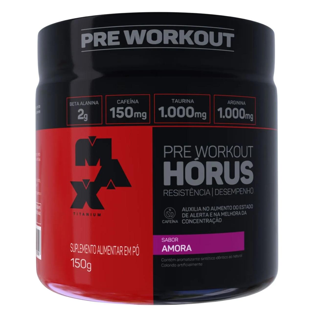 ⚡ MAX PRE TREINO HORUS 150G
