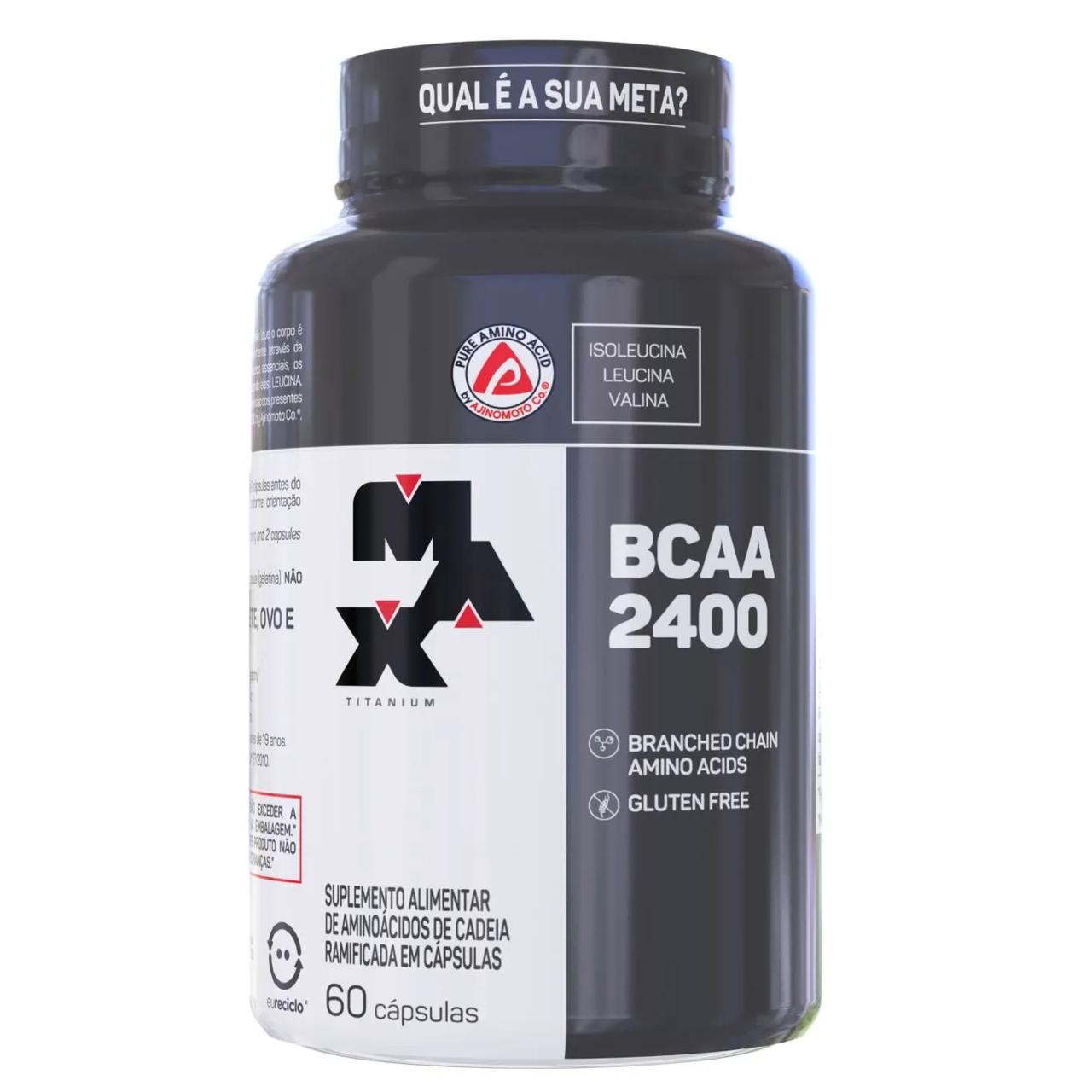 MAX BCAA 2400 – 100 CÁPSULAS