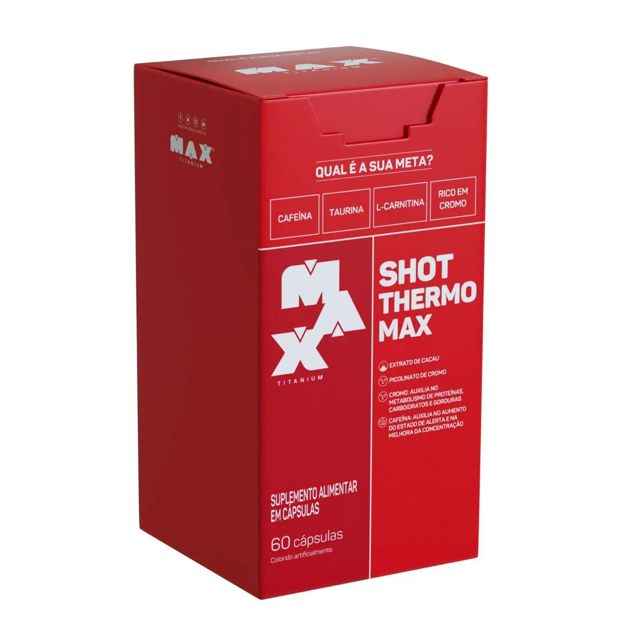 MAX SHOT THERMO MAX – 60 CÁPSULAS