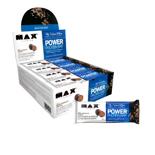 POWER BAR max titanium display (12 unidades)