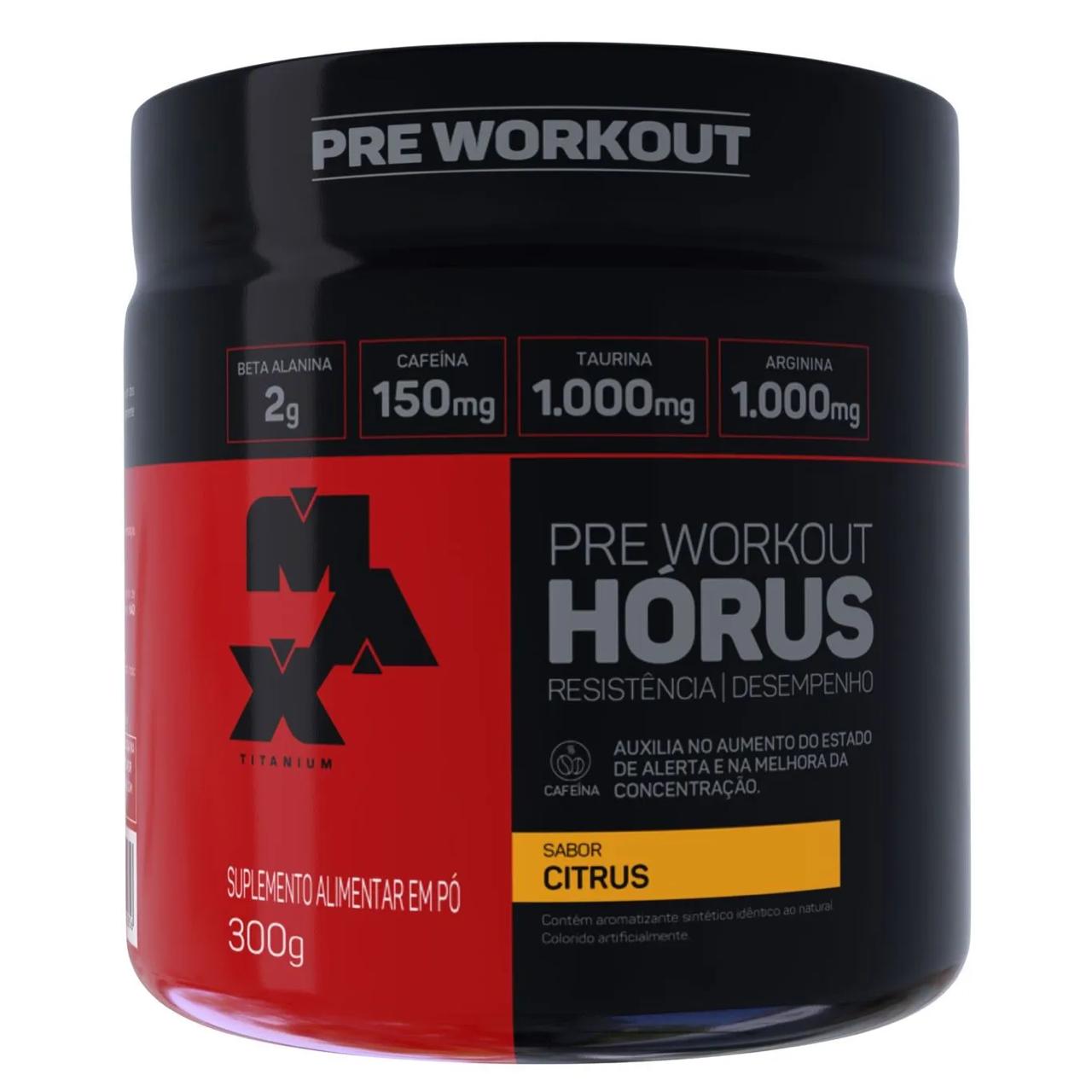 ⚡ MAX PRE TREINO HORUS 300G