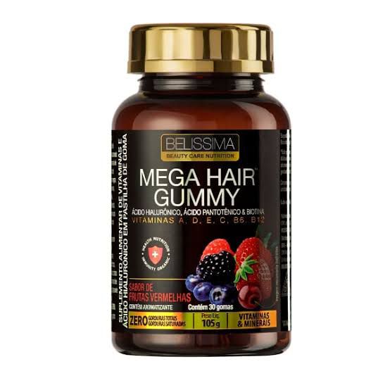 BS MEGA HAIR GUMMY 30 GOMAS